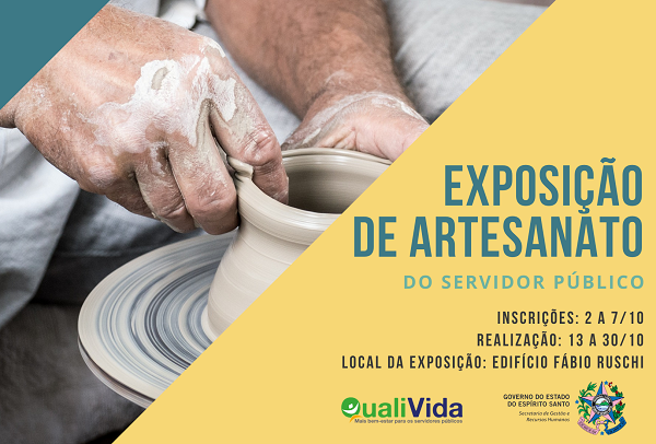 Seger abre inscrições para Exposição de Artesanato do Servidor Público